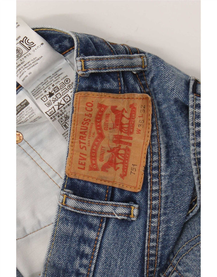 Calça jeans masculina Levi's 751 Straight W36 L29 azul algodão