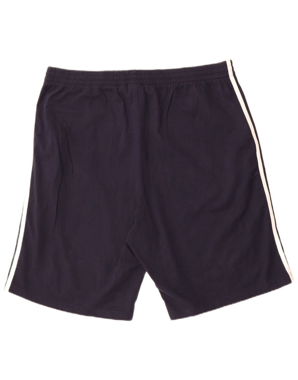 Shorts esportivos masculinos Adidas 2XL algodão azul marinho