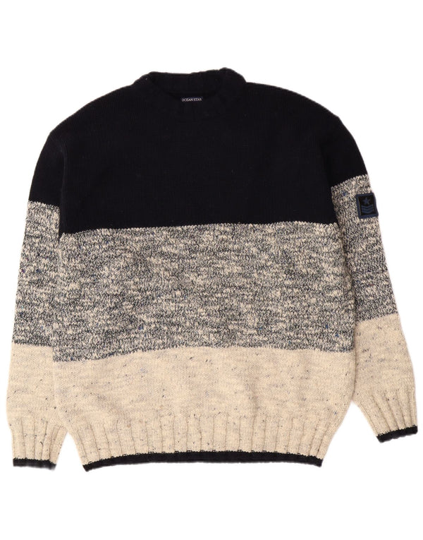 Suéter masculino Ocean Star com gola redonda IT 50 médio multicolorido
