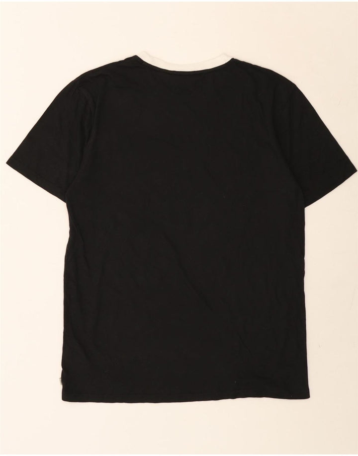 Camiseta Vans masculina gráfica grande algodão geométrico preto