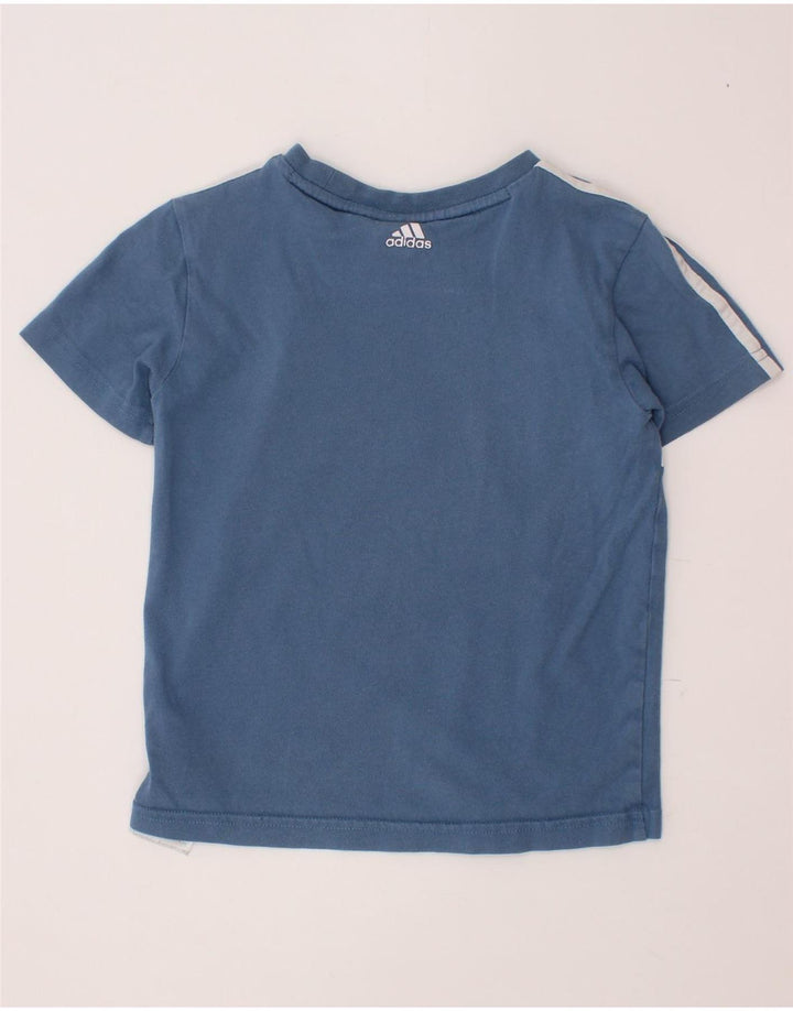 Conjunto de 2 peças ADIDAS Boys Graphic 3-4 anos azul colorblock algodão