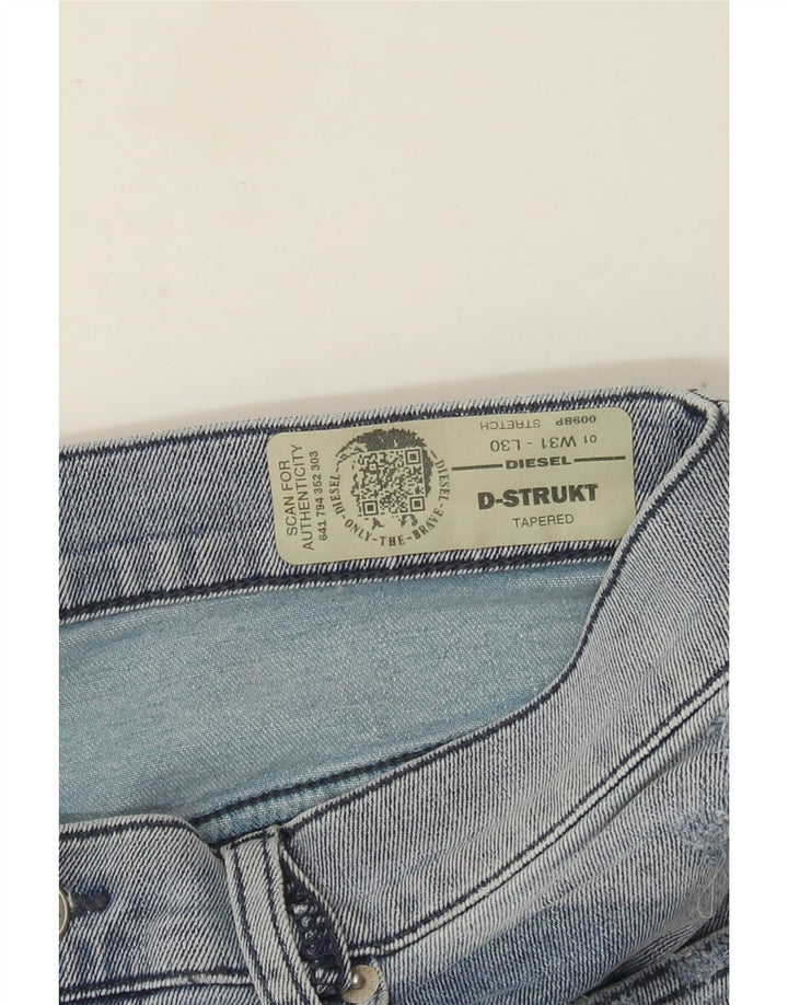 Diesel Masculino D-Strukt Jeans Cônicos W31 L30 Azul