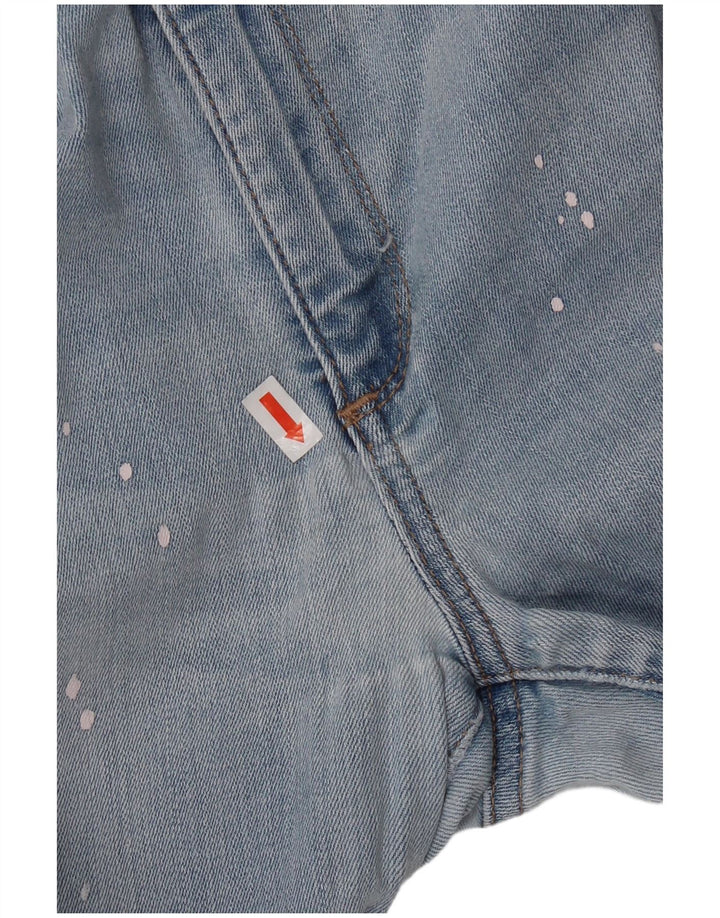 Jeans skinny feminino Gap W30 L27 algodão manchado azul