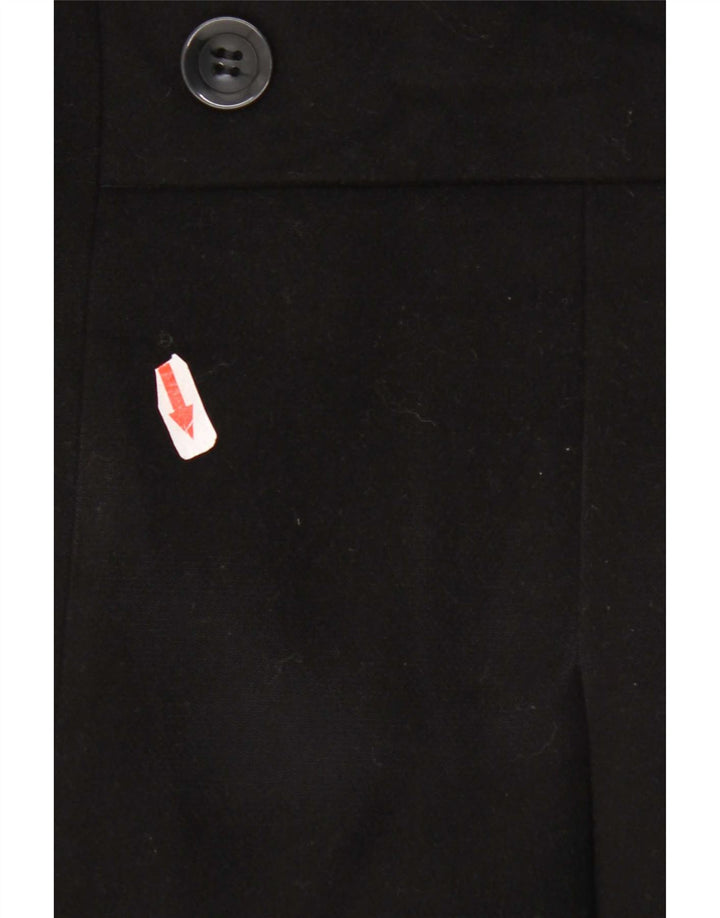 Sobretudo feminino Marks & Spencer Regular Fit UK 10 pequeno poliéster preto