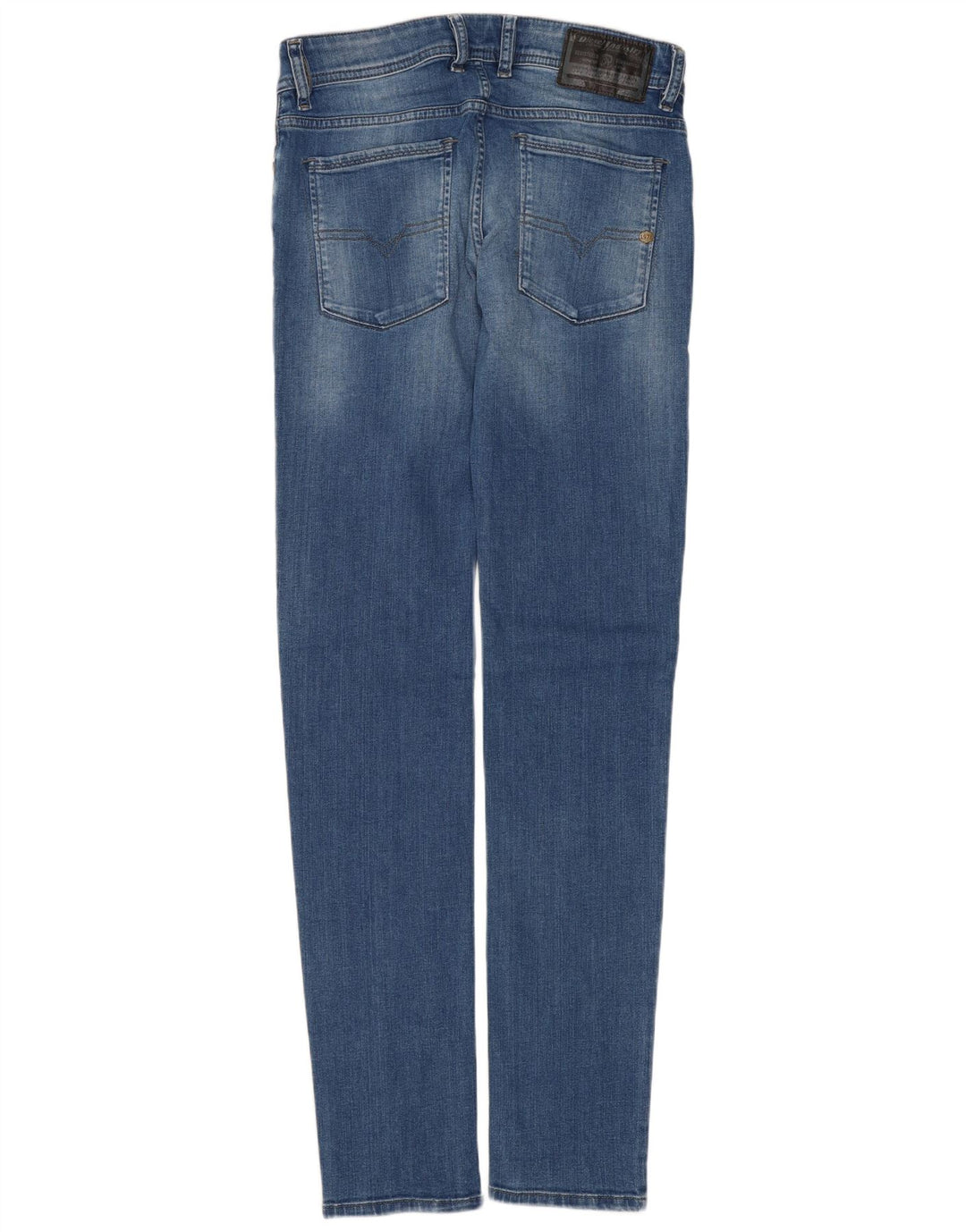 Jeans Slim Feminino Diesel W28 L32 Azul Algodão