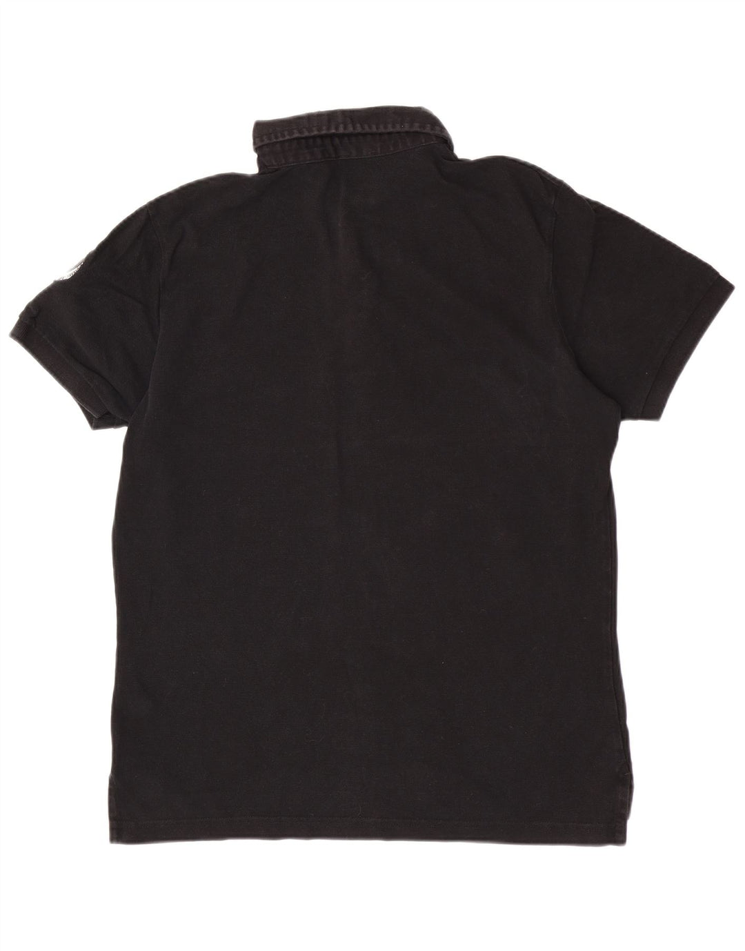 Camisa polo masculina Diesel médio algodão preto