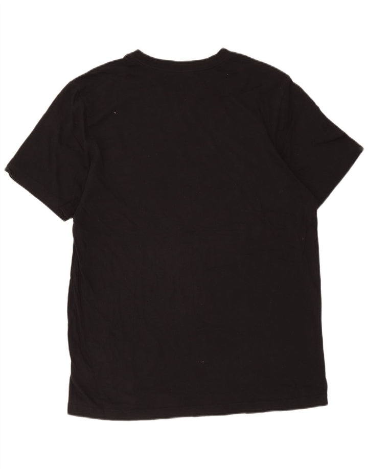 Camiseta gráfica masculina Nike grande algodão preto