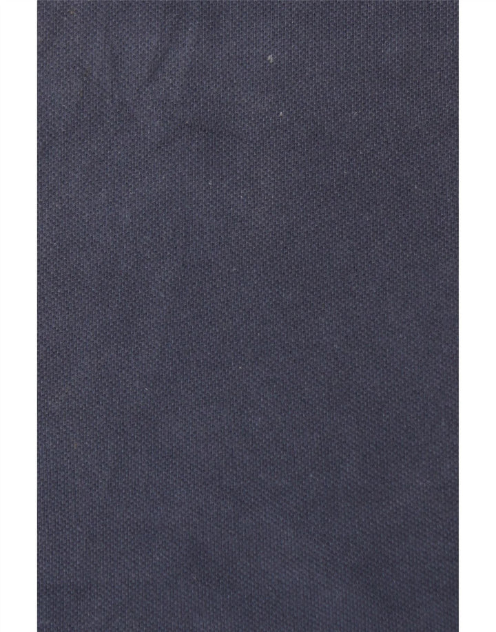 Camisa polo masculina Reebok grande algodão azul marinho