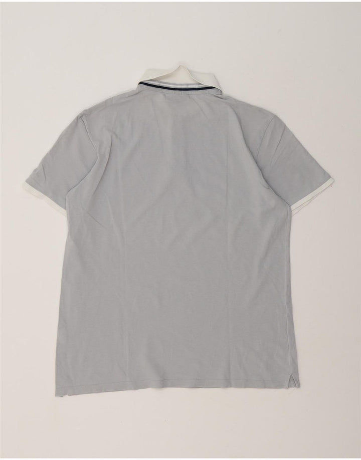 Camisa polo masculina Trussardi XL cinza algodão
