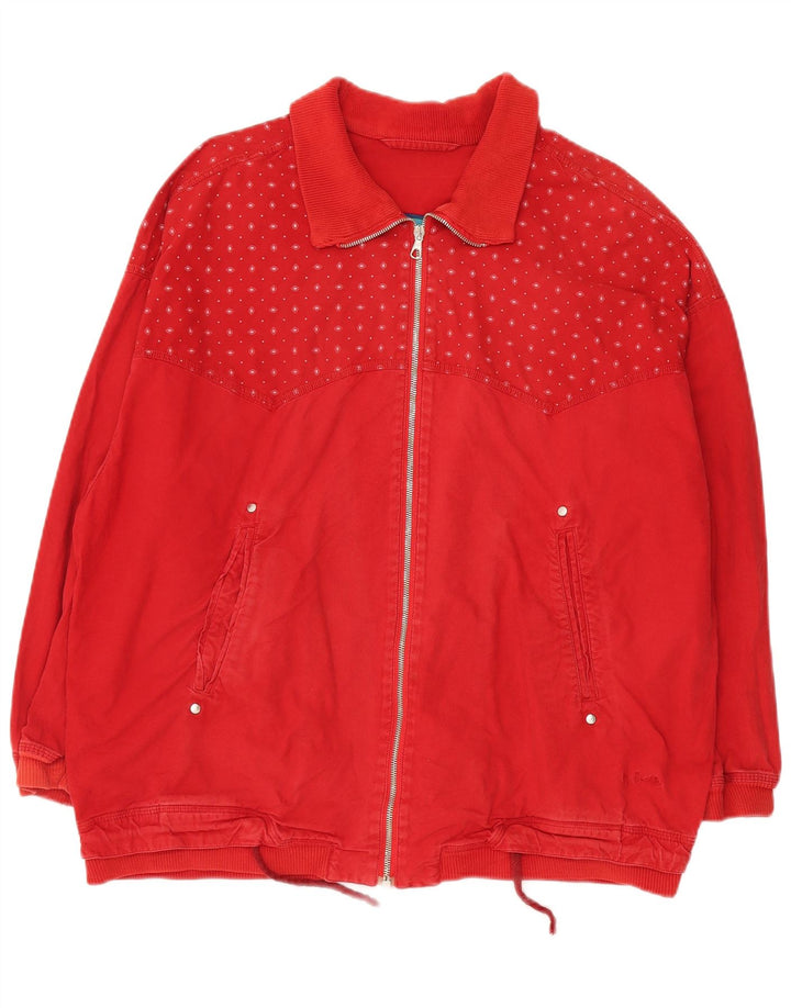 Belfe & Belfe Jaqueta Bomber Feminina Oversized IT 44 Médio Vermelho