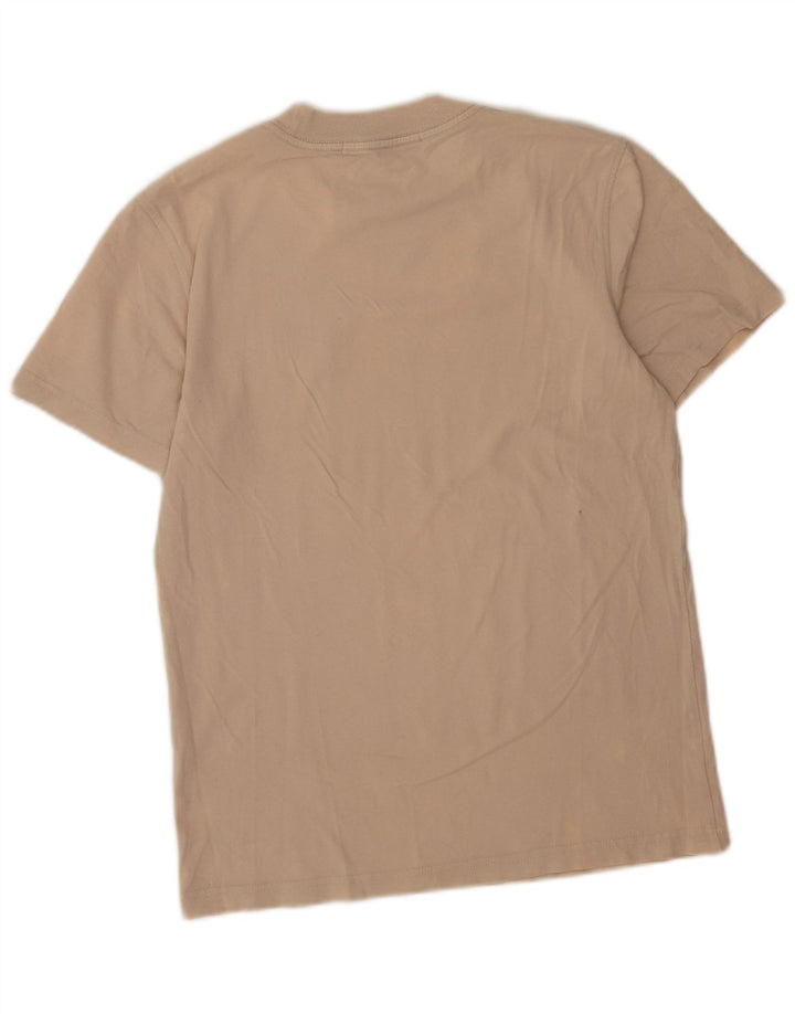 Camiseta masculina Calvin Klein Jeans pequena bege