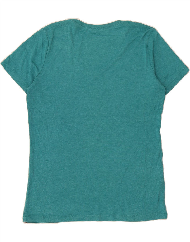 EDDIE BAUER Womens T-Shirt Top UK 16 Large Green Cotton Vintage Eddie Bauer and Second-Hand Eddie Bauer from Messina Hembry 