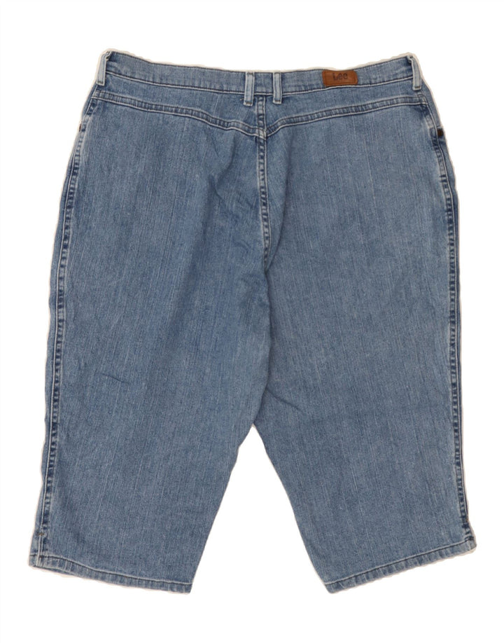 LEE Womens Denim Shorts US 20 3XL W40  Blue Cotton Vintage Lee and Second-Hand Lee from Messina Hembry 