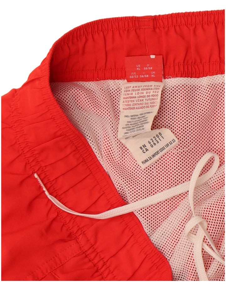 Shorts de natação masculino Puma XL vermelho poliéster