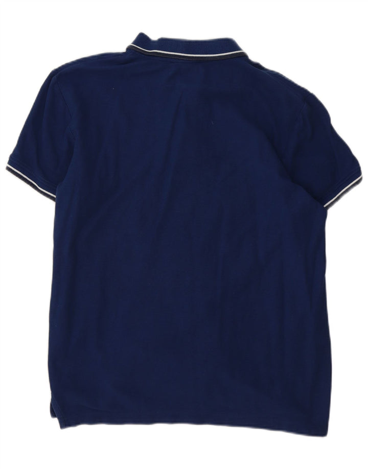 Camisa polo masculina MARLBORO CLASSICS médio algodão azul marinho