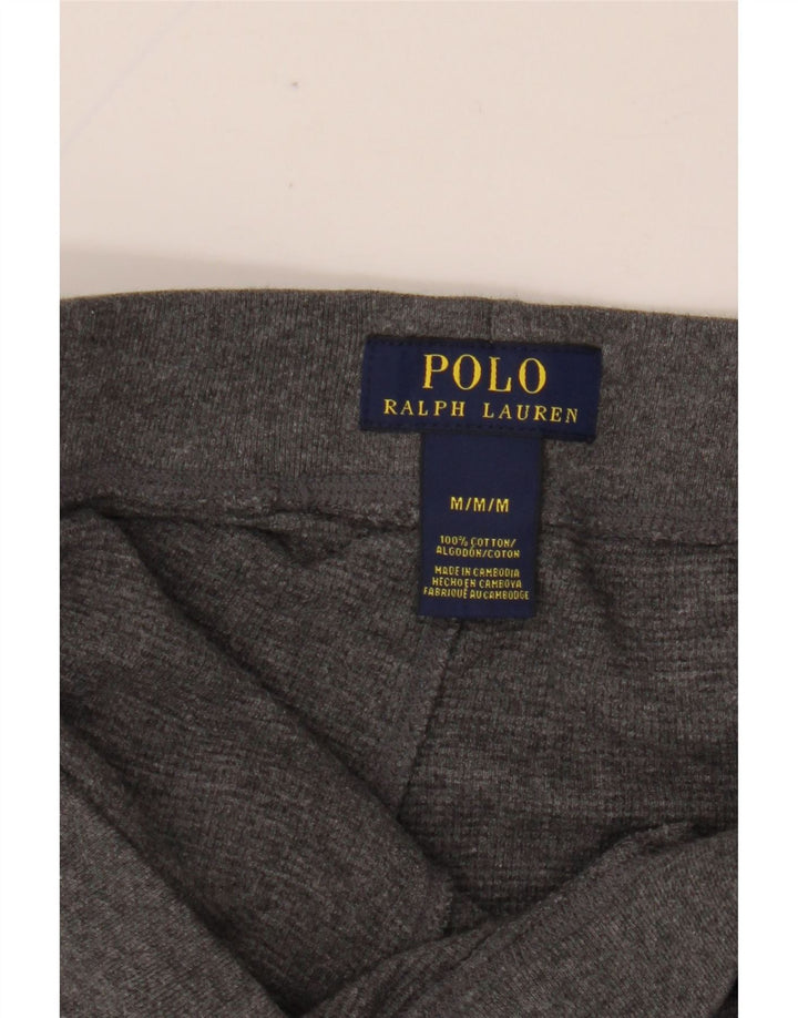 Calça de treino masculina POLO RALPH LAUREN algodão cinza médio