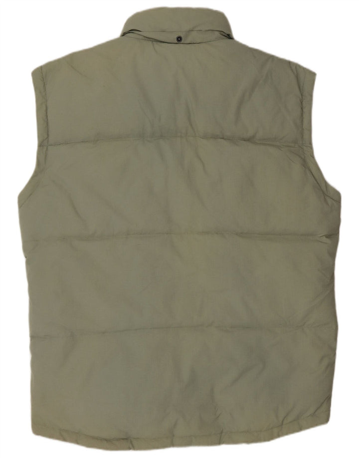 Fila Mens Colete Acolchoado UK 40 Grande Poliamida Verde