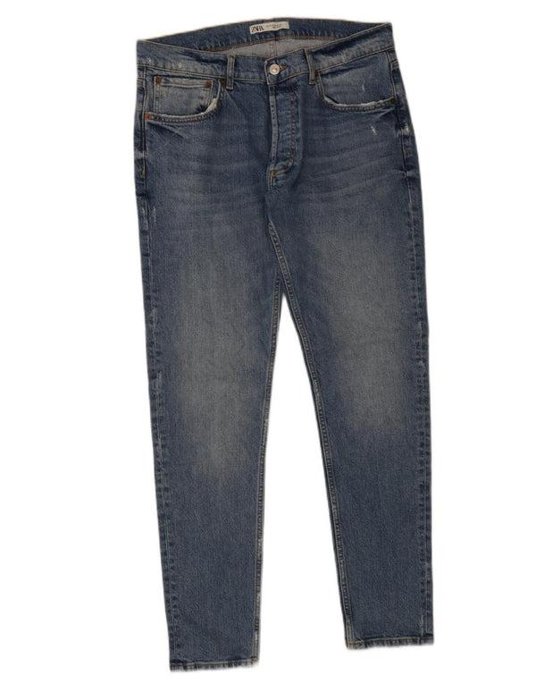 Zara Mens Jeans Skinny EU 44 Grande W34 L31 Azul