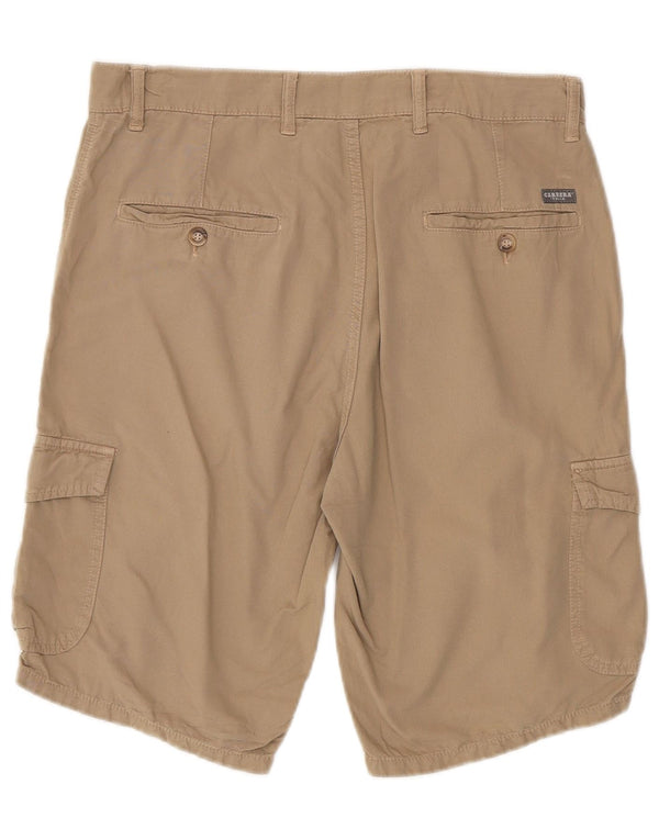 Carrera Mens Cargo Shorts W32 Médio Marrom