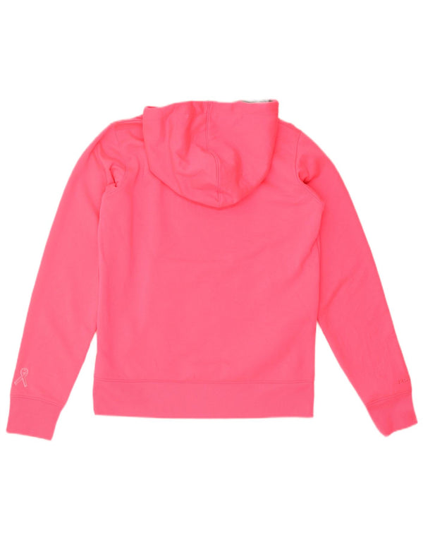 Under Armour feminino Cold Gear Graphic moletom com capuz Reino Unido 10 pequeno rosa