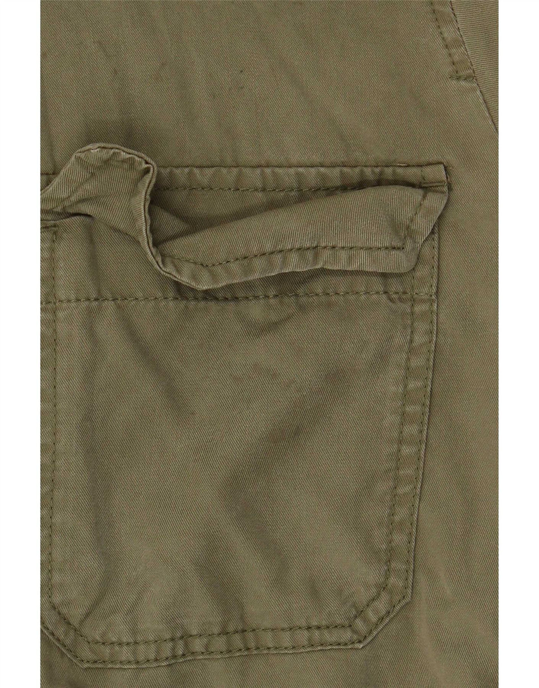 Camisa utilitária feminina Gap UK 14 Medium Khaki Tencel