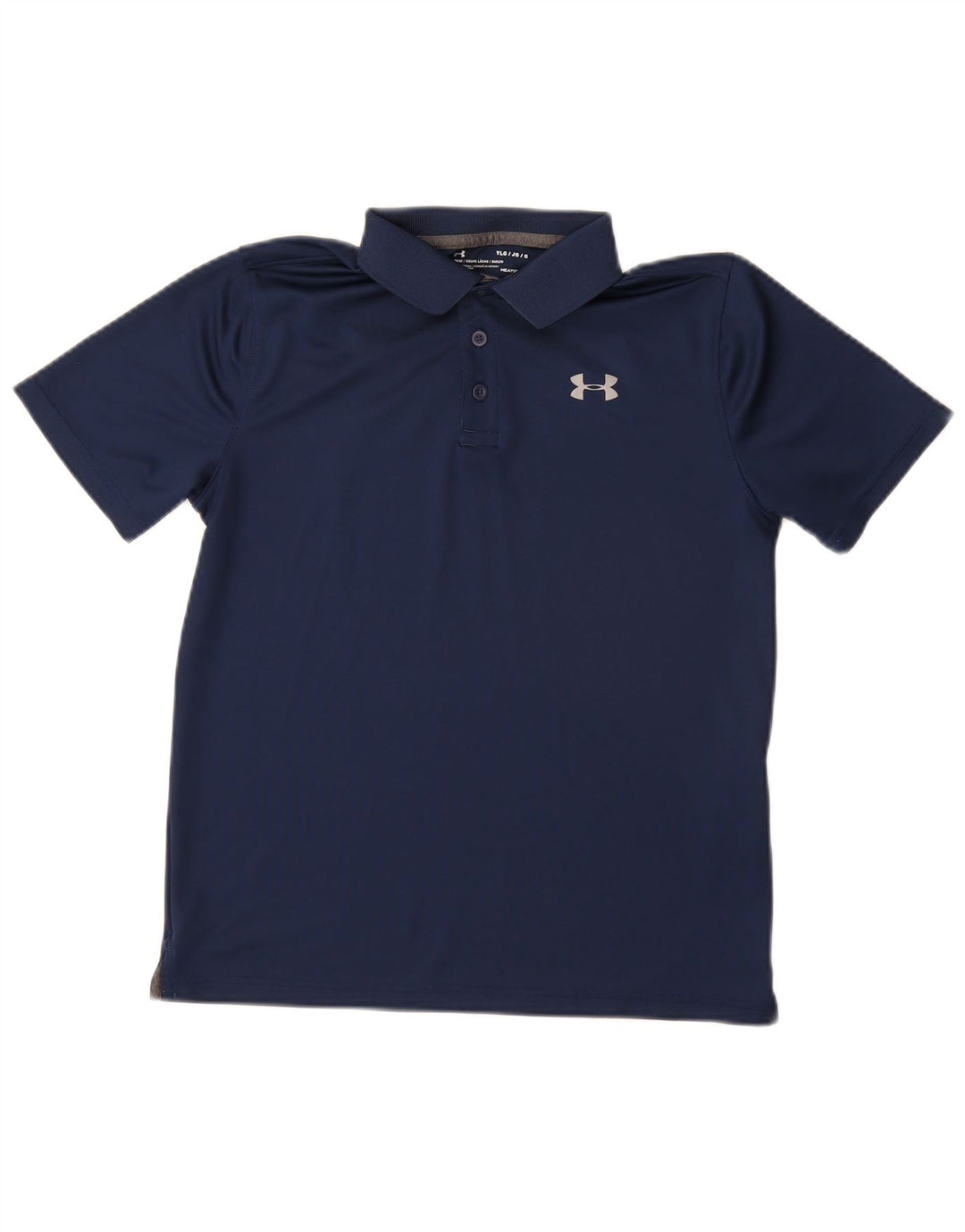 Camisa pólo UNDER ARMOUR Boys Heat Gear 11-12 anos grande azul marinho