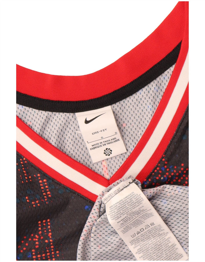 Nike Mens Graphic Vest Top Grande Poliéster Multicolorido