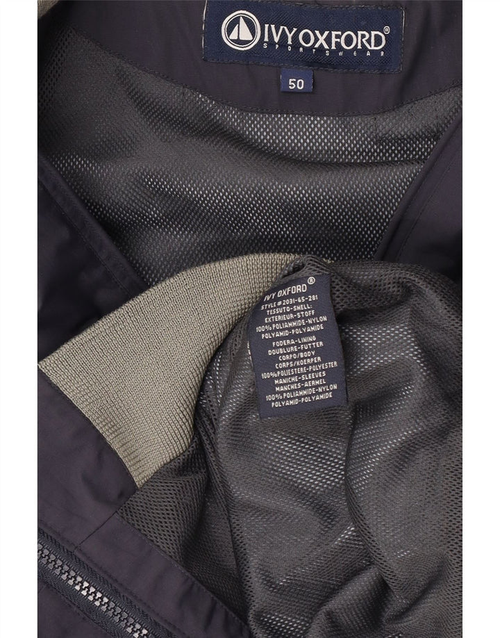 Jaqueta bomber masculina Ivy Oxford IT 50 grande azul marinho Colourblock poliamida