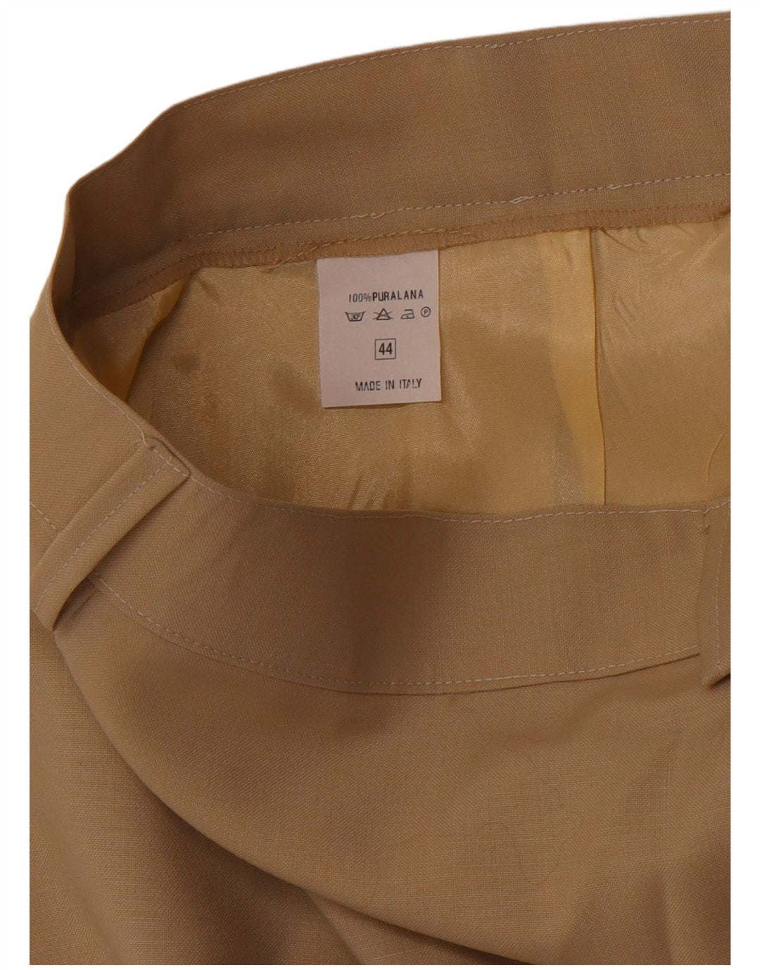 Saia lápis feminina VINTAGE IT 44 médio W28 lã marrom