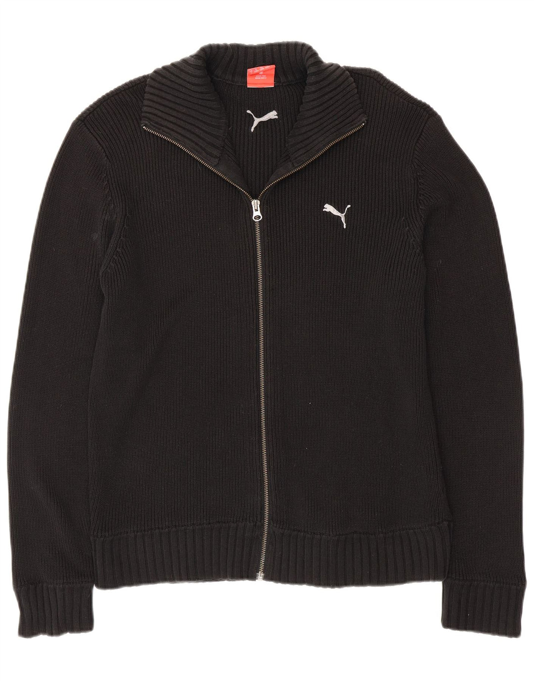 Suéter cardigã masculino PUMA grande preto