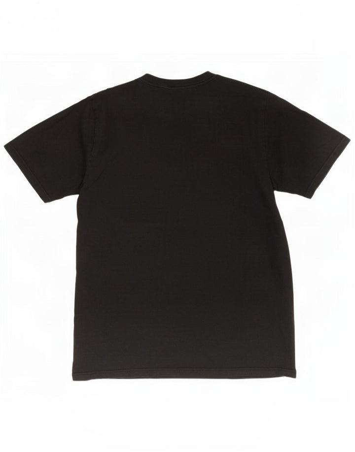 Carhartt Camiseta masculina gráfica top pequeno algodão preto