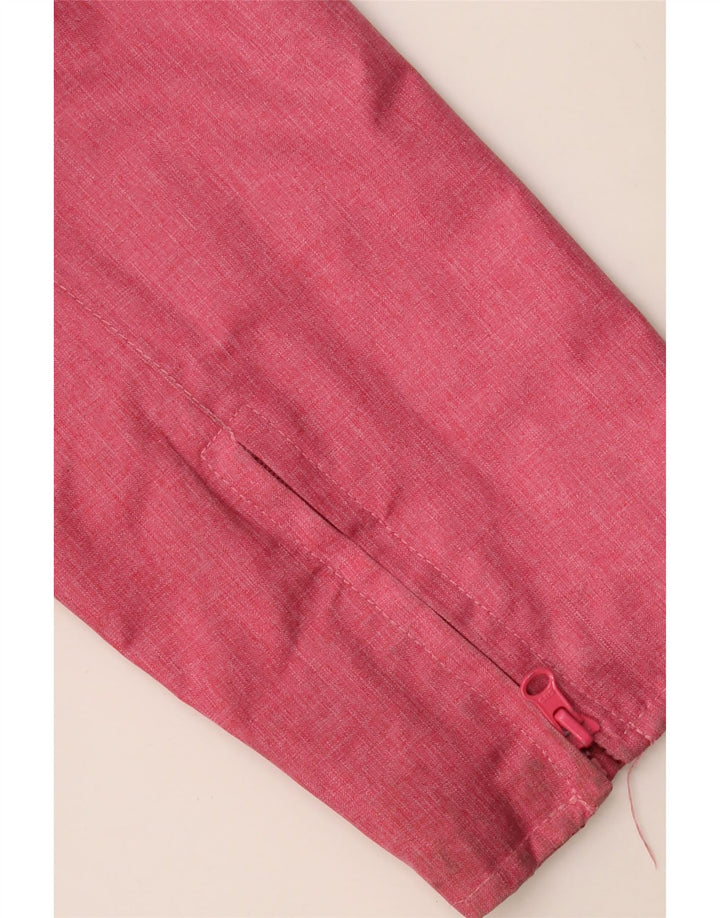 Capa de chuva feminina com capuz LIGHTHOUSE UK 14 grande poliéster rosa