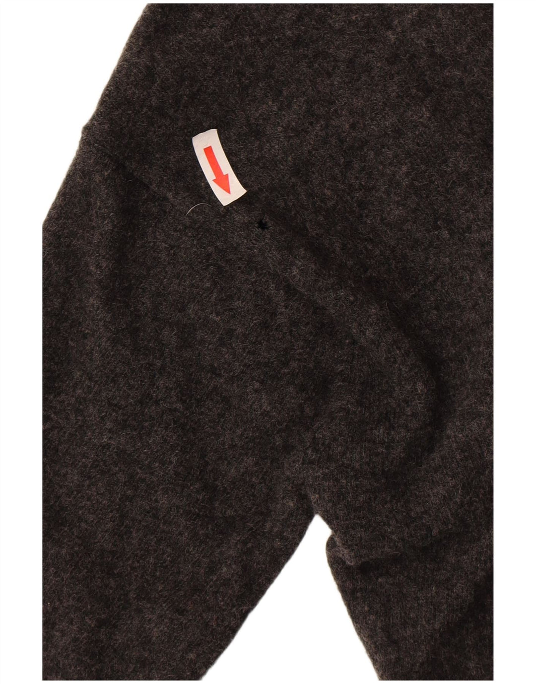 JIGSAW Vestido feminino manga 3/4 Reino Unido 8 lã de cordeiro cinza pequena