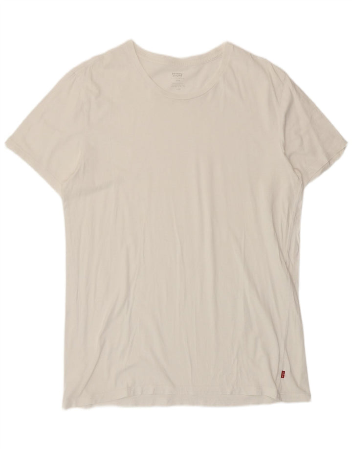 Camiseta masculina slim Levi's grande branca