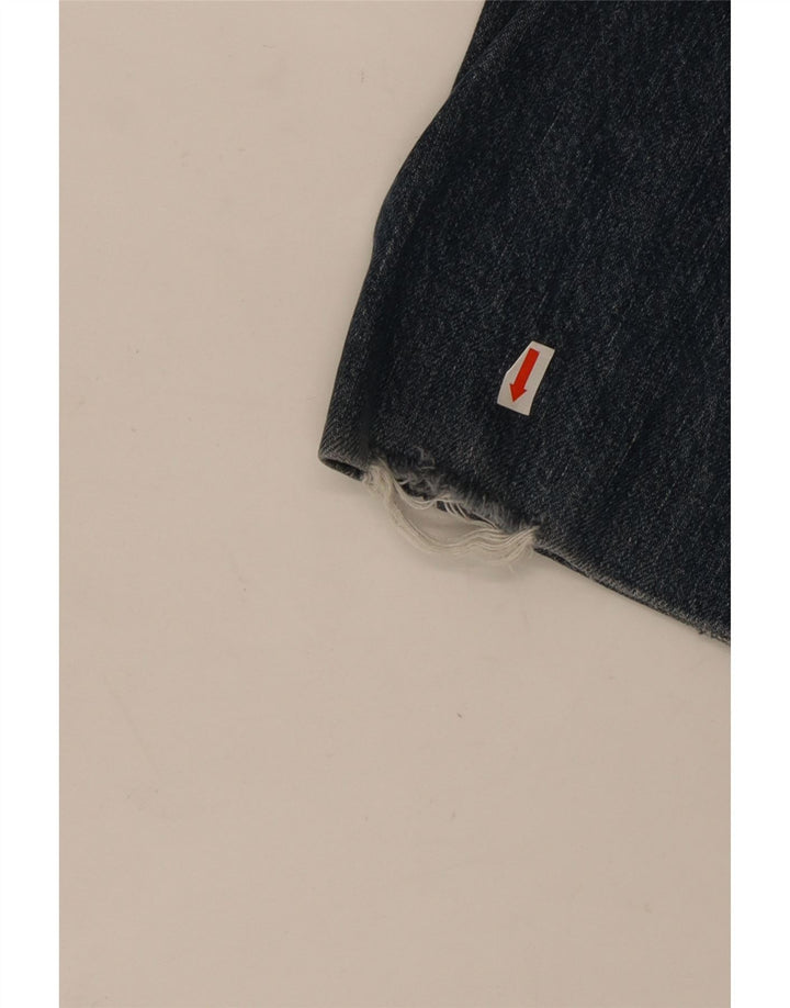 Jeans retos masculinos Levi's W32 L26 algodão azul