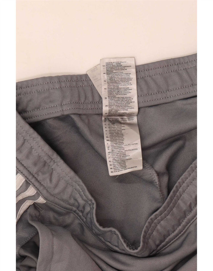 Calça de treino feminina Adidas UK 12/14 cinza médio poliéster