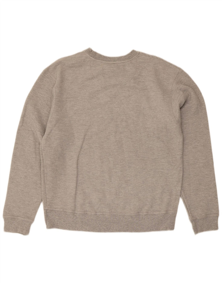 Jumper de moletom masculino Champion Regular Fit algodão cinza médio