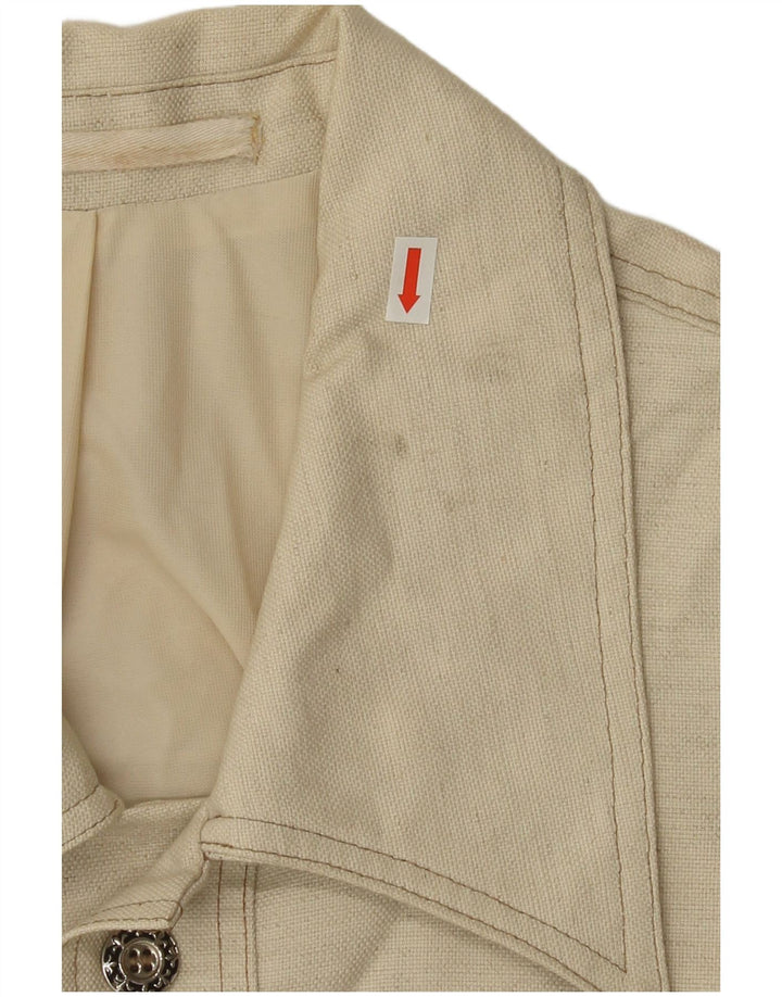 Jaqueta bomber feminina vintage IT 48 XL bege
