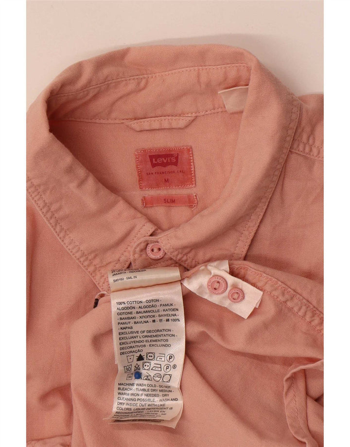 Camisa Levi's Masculina Slim Fit Médio Algodão Rosa