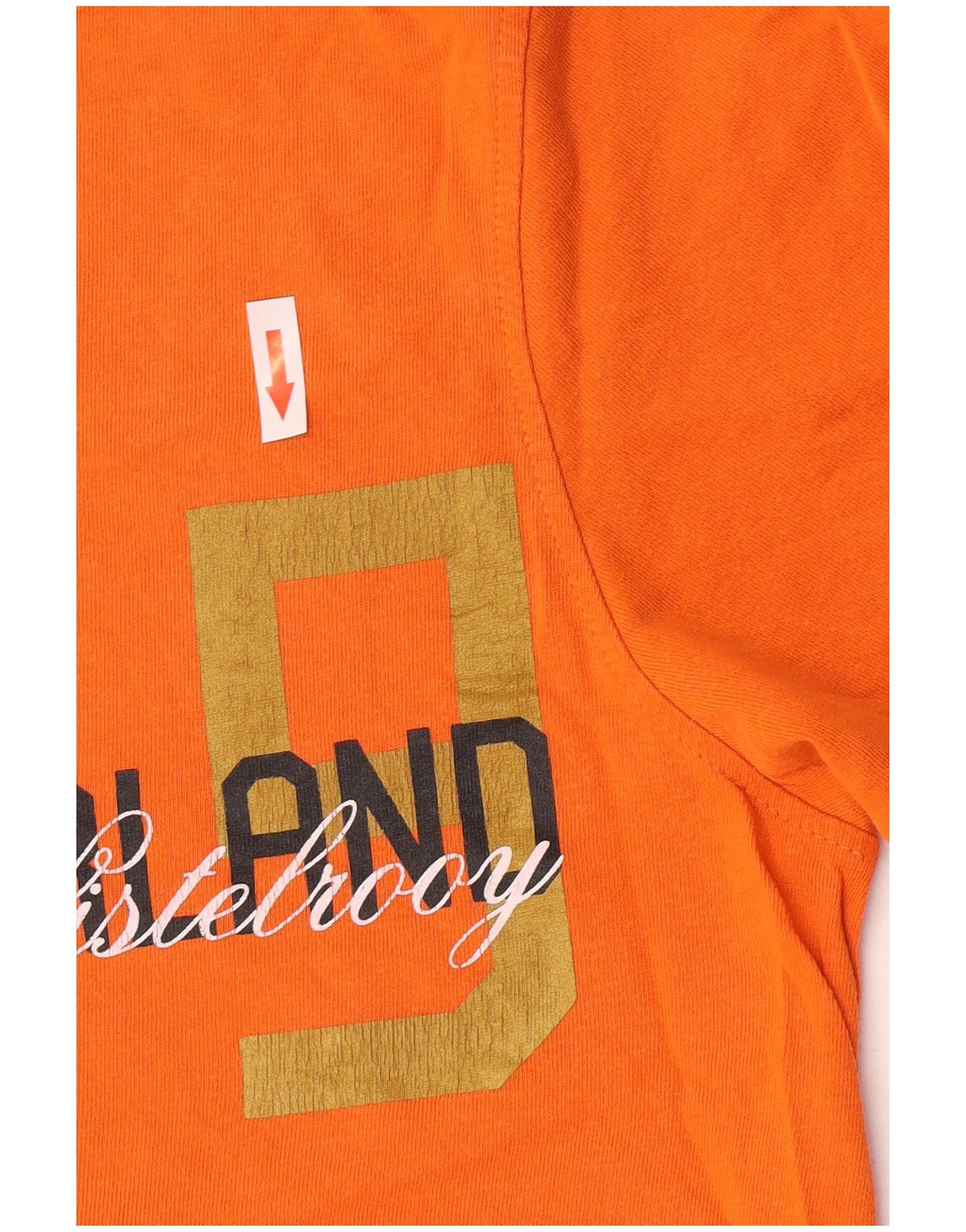 Camiseta Nike Masculina Graphic Top UK 39/41 Médio Laranja