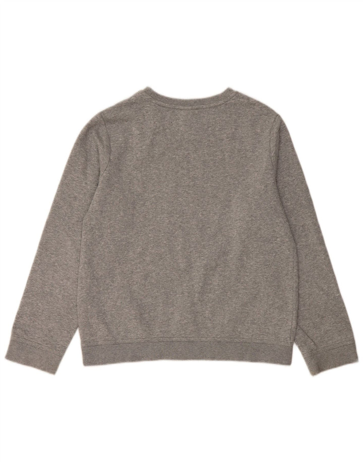 Moletom gráfico Nike Boys Jumper 12-13 anos grande cinza colorblock