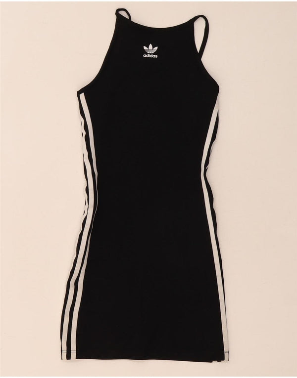 Vestido Bodycon Adidas Feminino UK 4 XS Preto Algodão