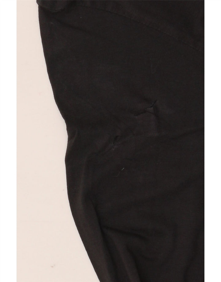 Kappa Mens Graphic Top Manga Longa XL Algodão Preto