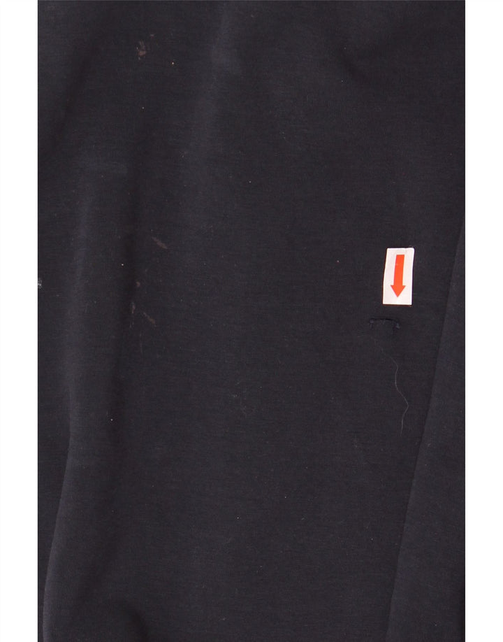 Calça de treino masculina Lacoste tamanho 3 pequeno algodão azul marinho