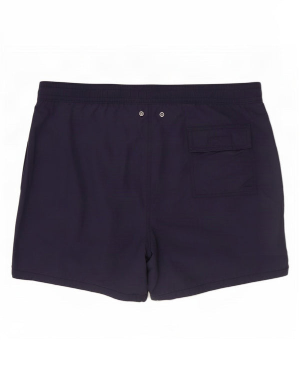 Polo Ralph Lauren Shorts de natação masculino médio azul marinho nylon