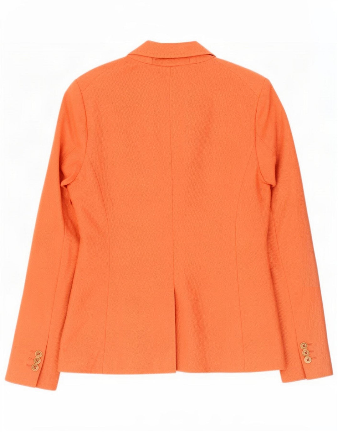 Jaqueta blazer feminina de 1 botão Massimo Dutti UE 38 algodão laranja pequeno