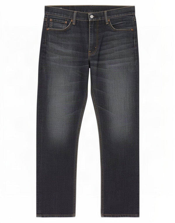 Levi's Masculino 513 Slim Straight Jeans W32 L30 Azul Marinho Algodão