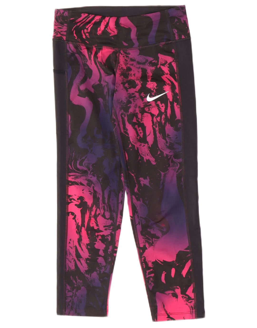 Nike Womens Dri Fit Leggings UK 6 XS Multicolor Tie Dye Poliéster