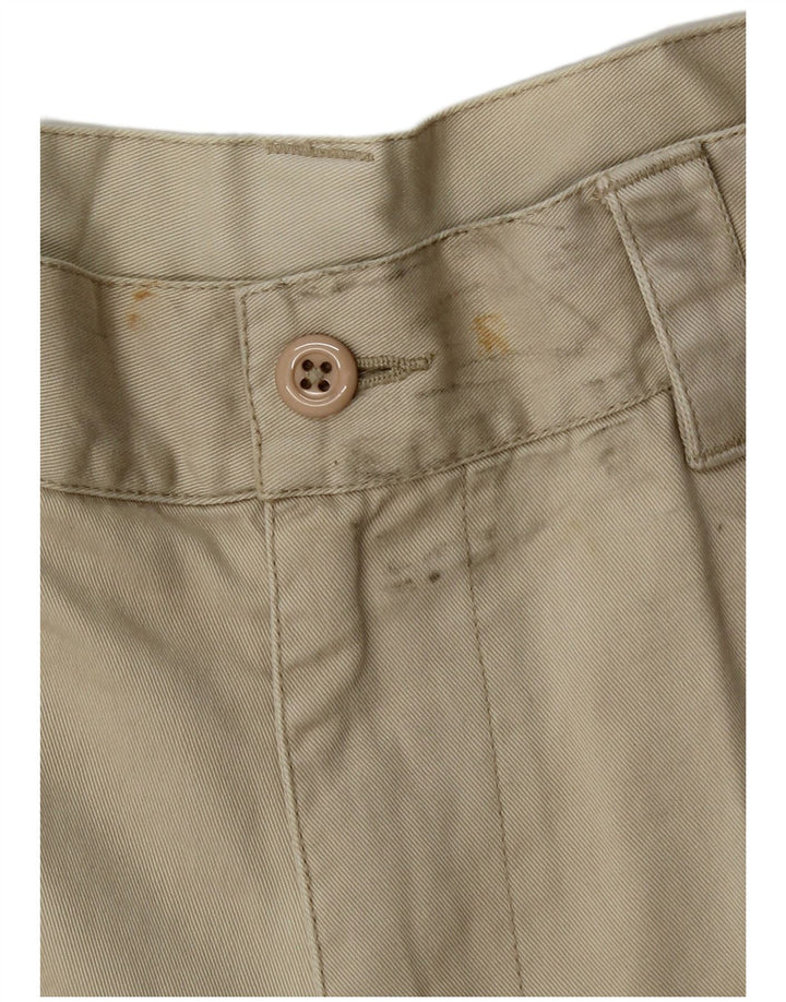 Shorts cargo masculino Dkny W34 grande algodão bege