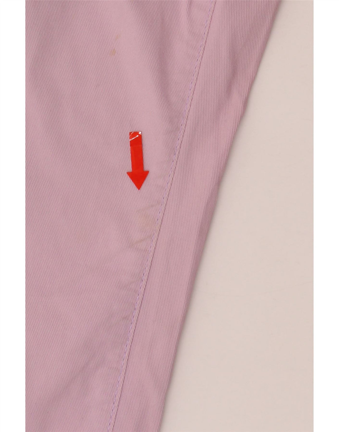 TRUSSARDI Womens Straight Casual Trousers W28 L31 Pink Cotton Vintage Trussardi and Second-Hand Trussardi from Messina Hembry 